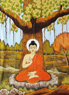神聖な菩提樹 仏教 Oil Paintings